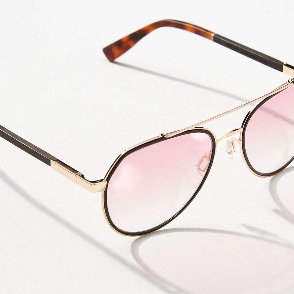 Bohten x Anthropologie Bond Aviator Sunglasses - Picture 3 of 12